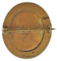 Német Birodalom 1916. "1914-1915-1916" zománcozott, I. világháborús bronz propagandajelvén...