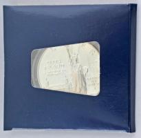 Amerikai Egyesült Államok 1986S 1$ Ag "Szabadság-szobor" kapszulában, tansísítvánnyal T:PP USA 1986S 1 Dollar Ag "Statue of Liberty" in capsule, with certificate C:PP Krause KM#214