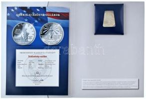 Amerikai Egyesült Államok 1986S 1$ Ag "Szabadság-szobor" kapszulában, tansísítvánnyal T:PP...
