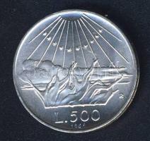 Olaszország 1965. 500L Ag "Alighieri születésének 700. évfordulója" T:1/2+