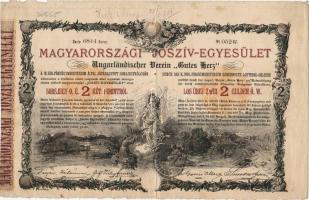 1903 Magyarországi jószív egyesület sorsjegy