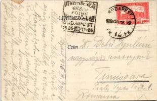 1926 Budapest VII. Hotel Metropole szálloda és kávéház reklámja. Rákóczi út 58. So. Stpl (fl)