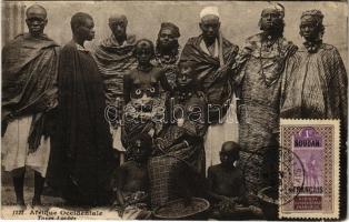 Afrique Occidentale, Types Laobes / African folklore, ethnic group from Senegal, half-naked women (EK)