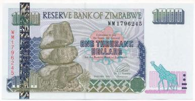 Zimbabwe 2003. 1000D T:UNC Zimbabwe 2003. 1000 Dollars C:UNC