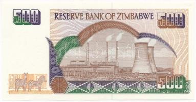 Zimbabwe 2004. 500D T:UNC,AU
Zimbabwe 2004. 500 Dollars C:UNC,AU