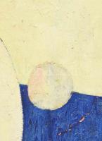 Jelzés nélkül, XX. sz. második fele: Geometrikus kompozíció. Olaj, vászon, sérült, 65×54 cm