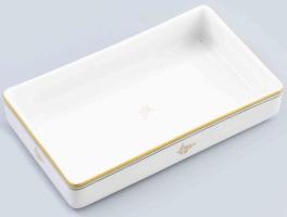 Alt Wien tálka, jelzett, kopással, 14x8 cm