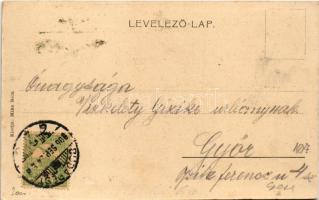 1906 Budapest II. Lipótmező, Cs. és Kir. gyalogsági hadapród iskola. Mike Béla kiadása / K.u.K. Infa...