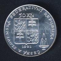 Csehszlovákia 1991. 50K Ag "Karlovy Vary" T:1