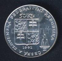 Csehszlovákia 1991. 50K Ag "Karlovy Vary" T:1