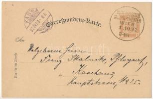 1892 (Vorläufer) Wien, Vienna, Bécs; International Musik- und Theater Ausstellung, Altwien / Interna...