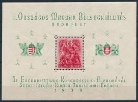 1938 Orbék blokk (7.000) (kis ráncok / creases)