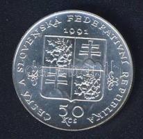 Csehszlovákia 1991. 50K Ag "Mariankse Lazne" T:1