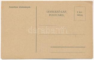 Amerikai segítő raktárak. Kinyitható képeslap a karácsonyi csomagokról / American Relief Administrat...