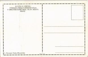 Syna svého, svatá matko národa, prijmi lásku a nadsení! / Czech art postcard s: Alfons M. Mucha