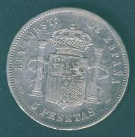 Spanyolország 1882. 5P Ag T:3 ph