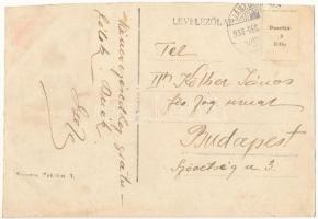 1938 Kitartás! A Magyar Hungarista Mozgalom nyilaskeresztes karácsonyi üdvözlete, propaganda / Hunga...