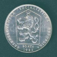 Csehszlovákia 1986. 50K Ag "Prága" T:1