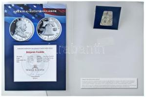 Amerikai Egyesült Államok 1963. 1/2$ Ag "Franklin" tanúsítvánnyal T:XF USA 1963. 1/2 Dolla...