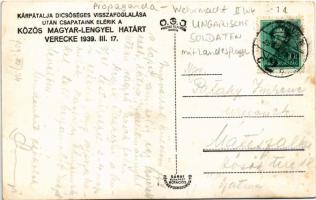 1939 Vereckei-hágó, Veretskyy pereval, Verecke Pass, Serednioveretskyy; Magyar-Lengyel baráti találk...