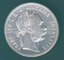 Ausztria 1877. 1Fl Ag T:3