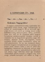 Acél Antal:
A centenáris év. A Magyarországi Symbolikus Nagypáholy főtitkári jelentése az 1948. évr...
