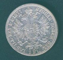 Ausztria 1877. 1Fl Ag T:3