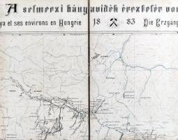 A selmeczi bányavidék ércztelér vonulatai (1883) - Filons métalliféres de Selmeczbánya et ses enviro...