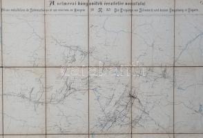 A selmeczi bányavidék ércztelér vonulatai (1883) - Filons métalliféres de Selmeczbánya et ses enviro...