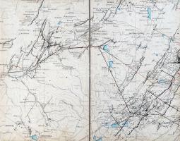 A selmeczi bányavidék ércztelér vonulatai (1883) - Filons métalliféres de Selmeczbánya et ses enviro...