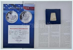 Amerikai Egyesült Államok 1991S 1$ Ag "Rushmore-hegy" tanúsítvánnyal T:PP USA 1991S 1 Doll...