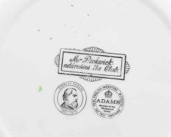 Mr. Pickwick felszólalása. Adams porcelán dísztál. Jelzett, hibátlan, d: 27 cm