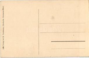 Khodoriv, Chodorów; Blick auf den Ringplatz / market square during WWI, stork nest (fl)