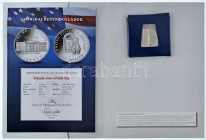 Amerikai Egyesült Államok 1992W 1$ Ag "A Fehérház 200. éves évfordulója" tanúsítvánnyal T:...