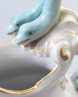 Herendi kígyófüles kiöntő. Kézzel festett, jelzett, hibátlan 32 cm