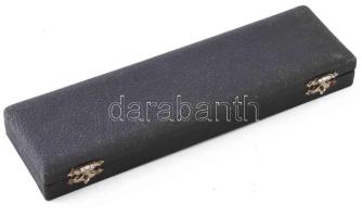 Levélnyitó és pecsételő készlet. Jáspis nyéllel XIX. sz. Díszdobozban 20 cm, 8 cm