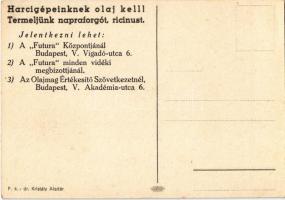 Harcigépeinknek olaj kell! Termeljünk napraforgót, ricinust! Második világháborús magyar katonai pro...