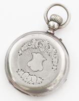 Ezüst (Ag) zsebóra, szép állapotban, működik, d: 48 mm