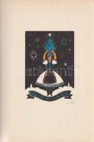 Boldog újévet! 1939. Az év válogatott Ex librisei. (Többszörösen aláírt példány.)
Budapest, 1939. M...