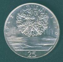 Csehszlovákia 1970. 25K Ag "A szabadság 25. évfordulója" T:1/2+