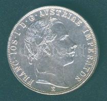 Ausztria/magyar verdejel 1863E 1Fl Ag T:2+/2