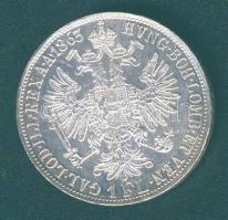 Ausztria/magyar verdejel 1863E 1Fl Ag T:2+/2