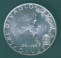 Csehszlovákia 1991. 100K Ag "Mozart halálának 200. évfordulója" T:1
