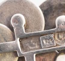 Ezüst (Ag) Bulgari medál jelzett, súly, 11,5 g