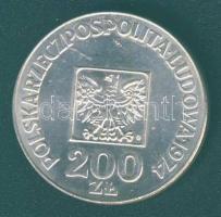 Lengyelország 1974. 200Zl Ag "Köztársaság 30. évfordulója" T:BU