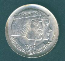 Lengyelország 1966. 100Zl Ag "Millenium" próbaveret T:1/2+