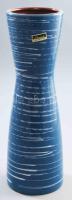 Scheurich kék színezésű váza, jelzett, kis kopással, m: 28,5 cm