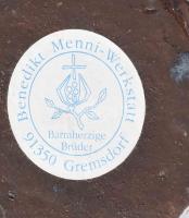 Retro német plasztikus váza. Jelzett, hibátlan, m: 21,5 cm