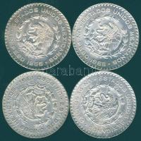 Mexikó 1961-66. 1P Ag (4x) T:2+,2,3