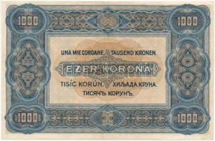 1920. 1000K "Orell Füssli Zürich" nyomdahely jelöléssel T:F folt 
Adamo K36